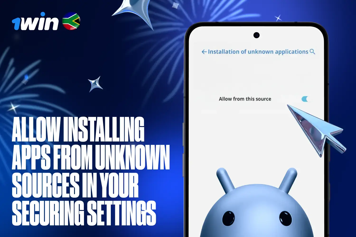 Security settings screen on Android allowing installation from unknown sources